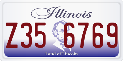 IL license plate Z356769
