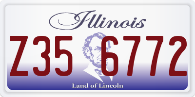 IL license plate Z356772