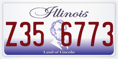 IL license plate Z356773