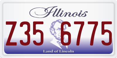 IL license plate Z356775