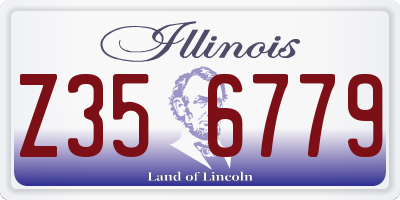 IL license plate Z356779