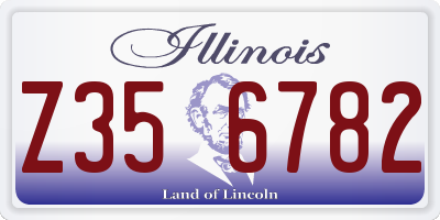 IL license plate Z356782