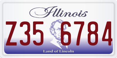 IL license plate Z356784