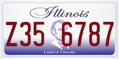 IL license plate Z356787