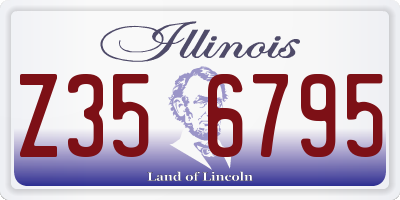 IL license plate Z356795