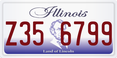 IL license plate Z356799