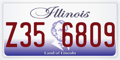 IL license plate Z356809
