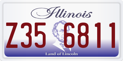 IL license plate Z356811