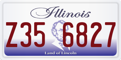IL license plate Z356827
