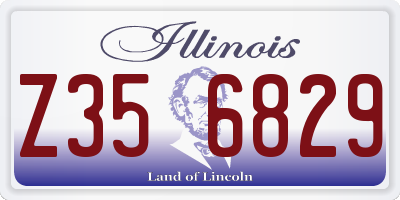IL license plate Z356829