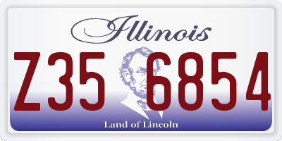 IL license plate Z356854