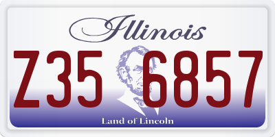 IL license plate Z356857