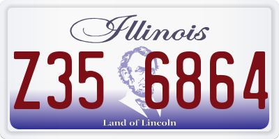 IL license plate Z356864