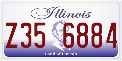 IL license plate Z356884