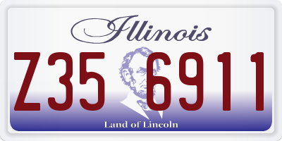 IL license plate Z356911