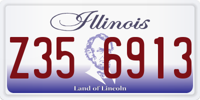 IL license plate Z356913