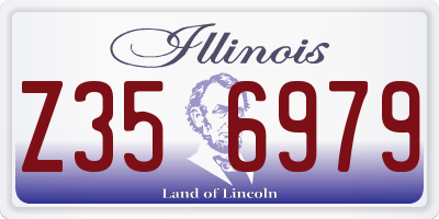 IL license plate Z356979