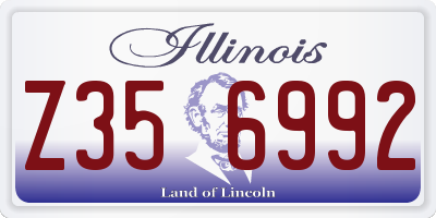 IL license plate Z356992