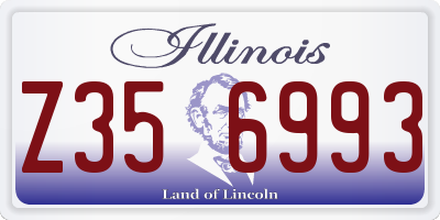 IL license plate Z356993