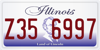 IL license plate Z356997