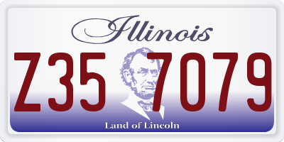 IL license plate Z357079