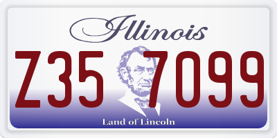 IL license plate Z357099
