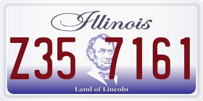 IL license plate Z357161