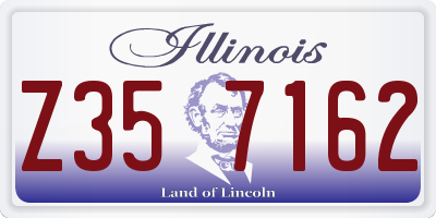 IL license plate Z357162