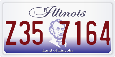 IL license plate Z357164