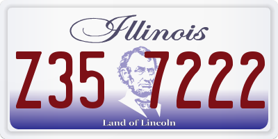 IL license plate Z357222