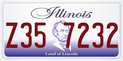 IL license plate Z357232