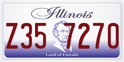 IL license plate Z357270