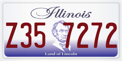 IL license plate Z357272