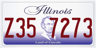 IL license plate Z357273