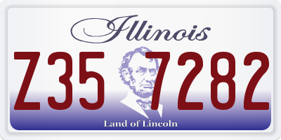 IL license plate Z357282