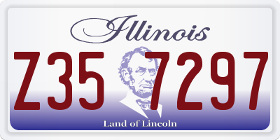 IL license plate Z357297