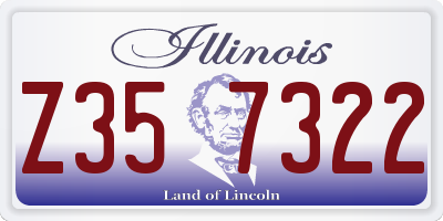 IL license plate Z357322