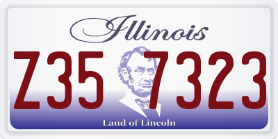 IL license plate Z357323