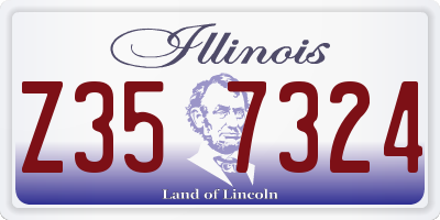 IL license plate Z357324