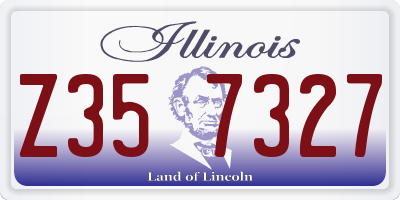IL license plate Z357327