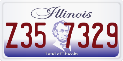 IL license plate Z357329