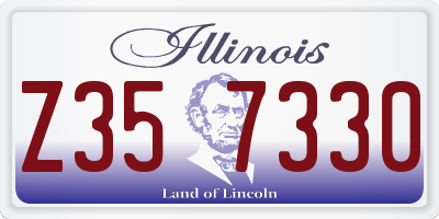 IL license plate Z357330