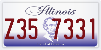 IL license plate Z357331
