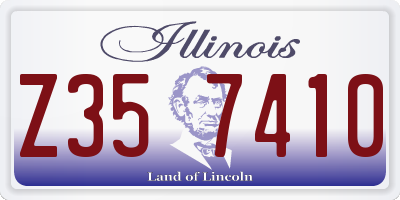 IL license plate Z357410