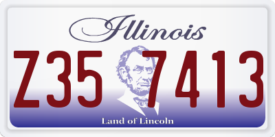 IL license plate Z357413