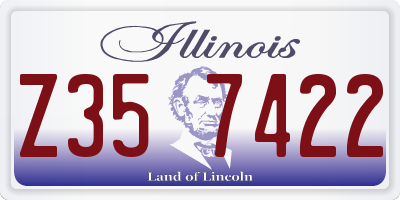 IL license plate Z357422
