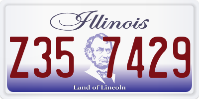 IL license plate Z357429