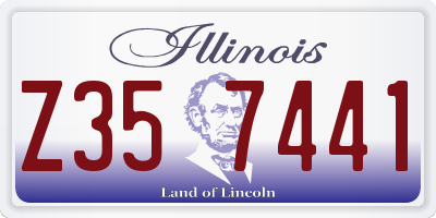 IL license plate Z357441
