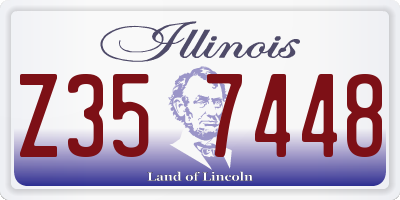 IL license plate Z357448