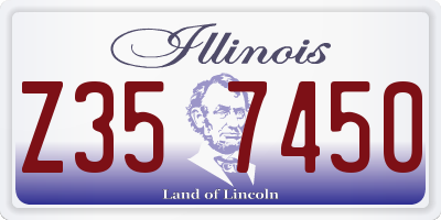 IL license plate Z357450